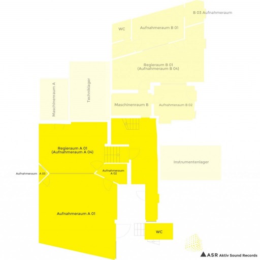 Tonstudio01-Aktiv Sound Studio - Grundriss - Floorplan - Musikproduktion - Tirol