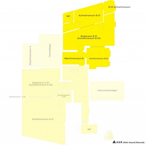 Tonstudio 02 -Aktiv Sound Studio - Grundriss - Floorplan - Musikproduktion - Tirol